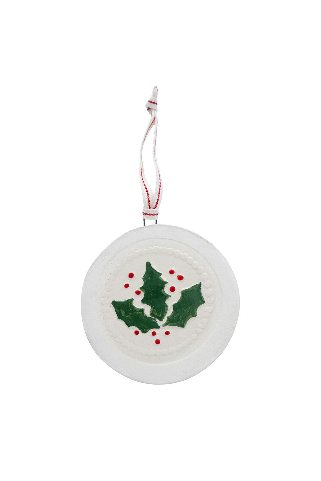 Holly ceramic decoration
