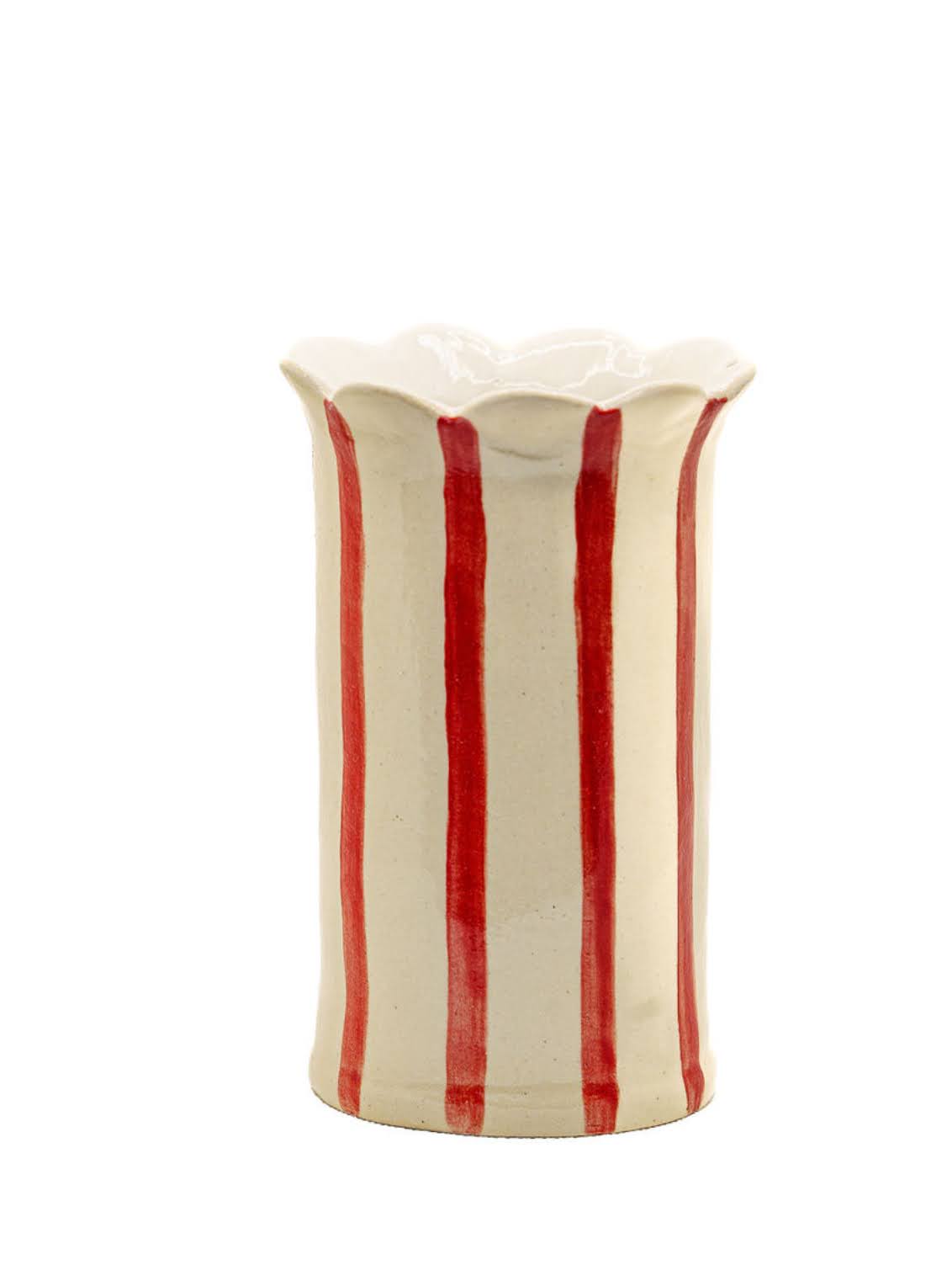 Red Daisy vase