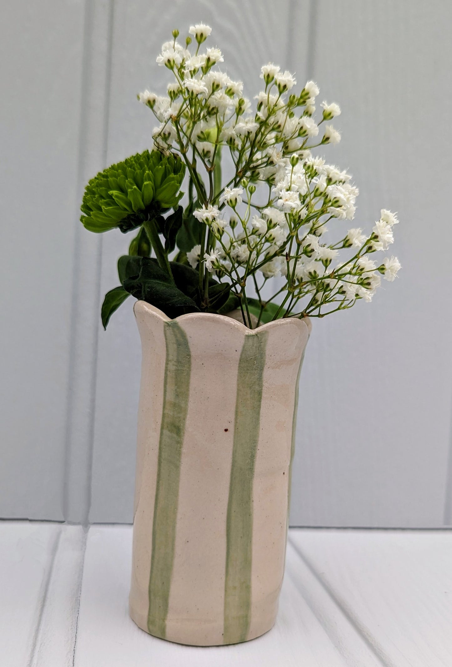 Sea Lavender vases, short