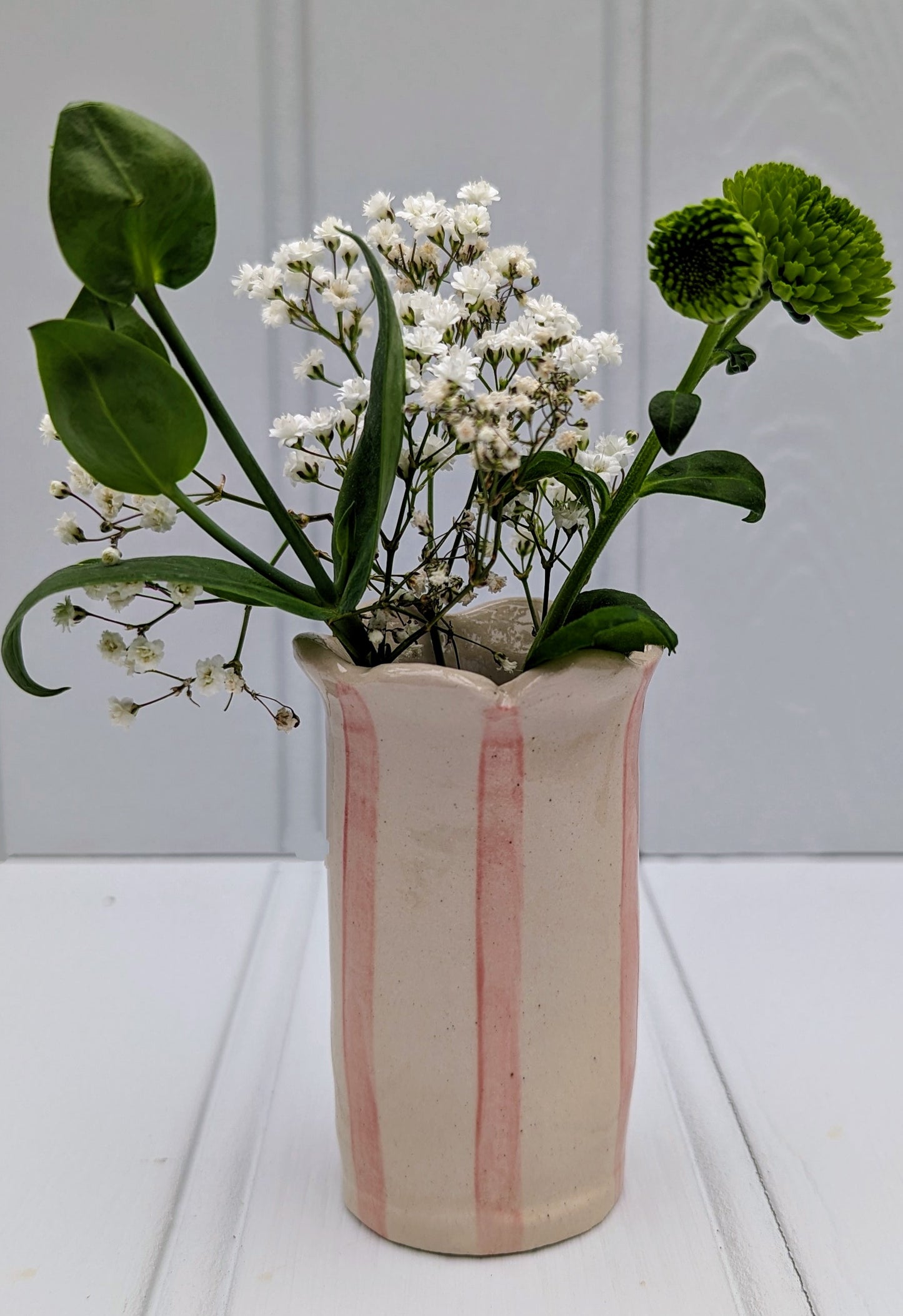 Sea Lavender vases, short