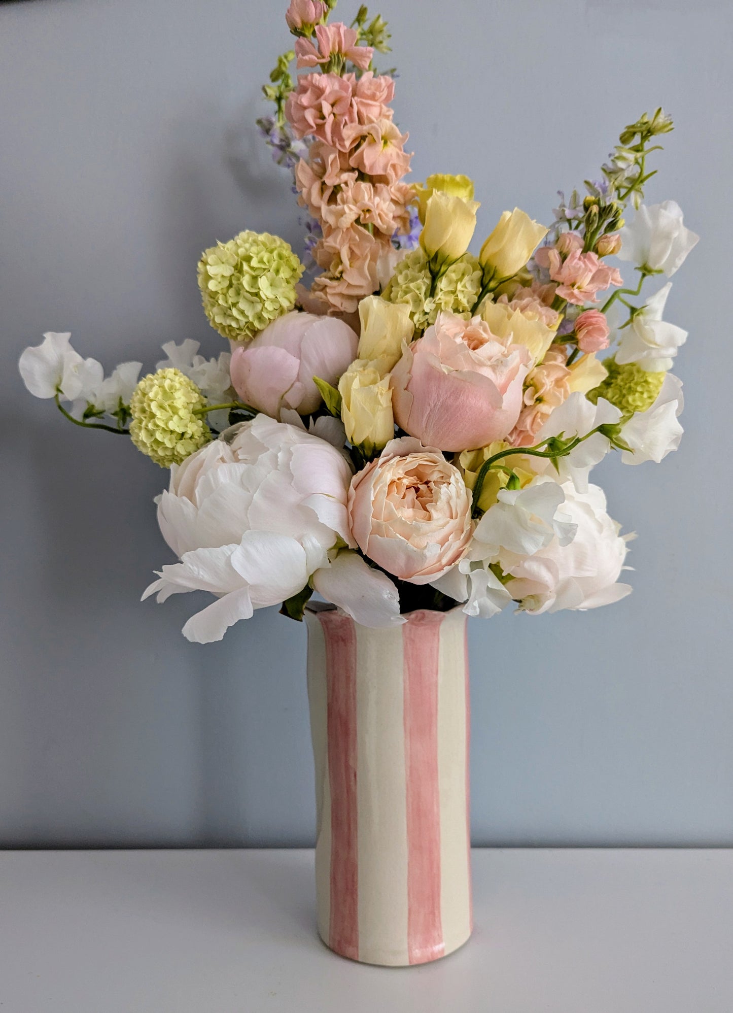 Pink large Daisy vase