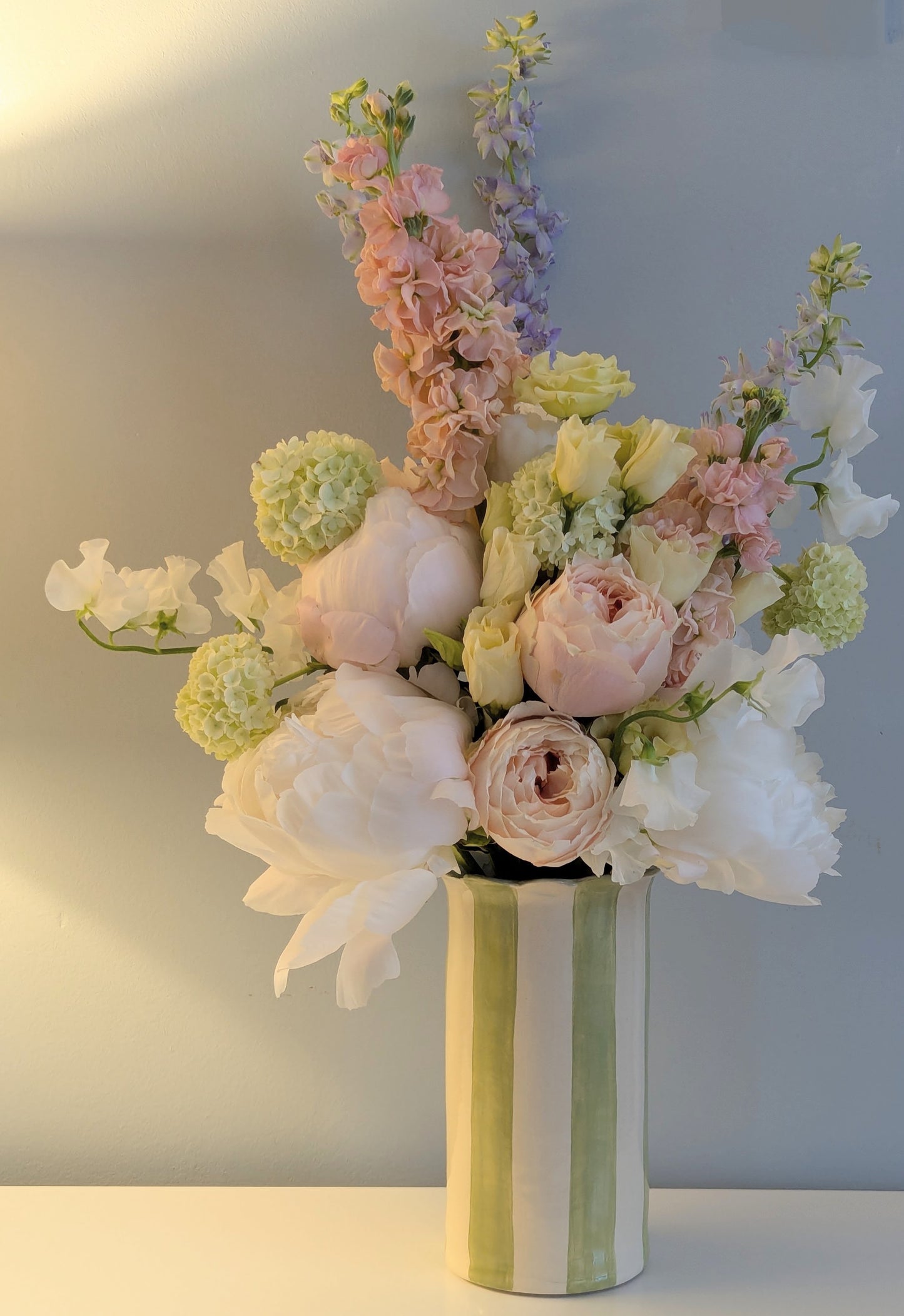 Sage large Daisy vase