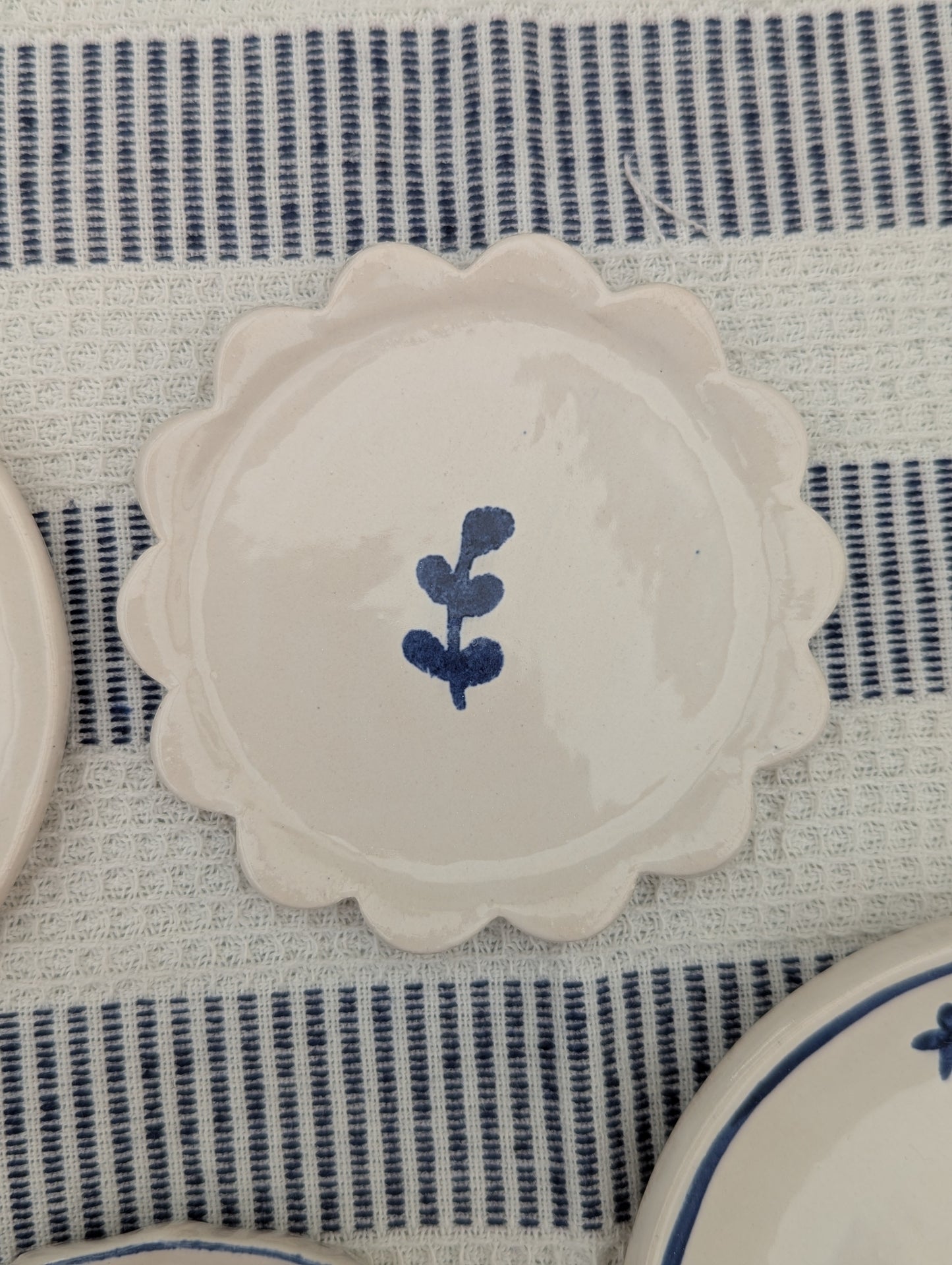 Scalloped trinket dish