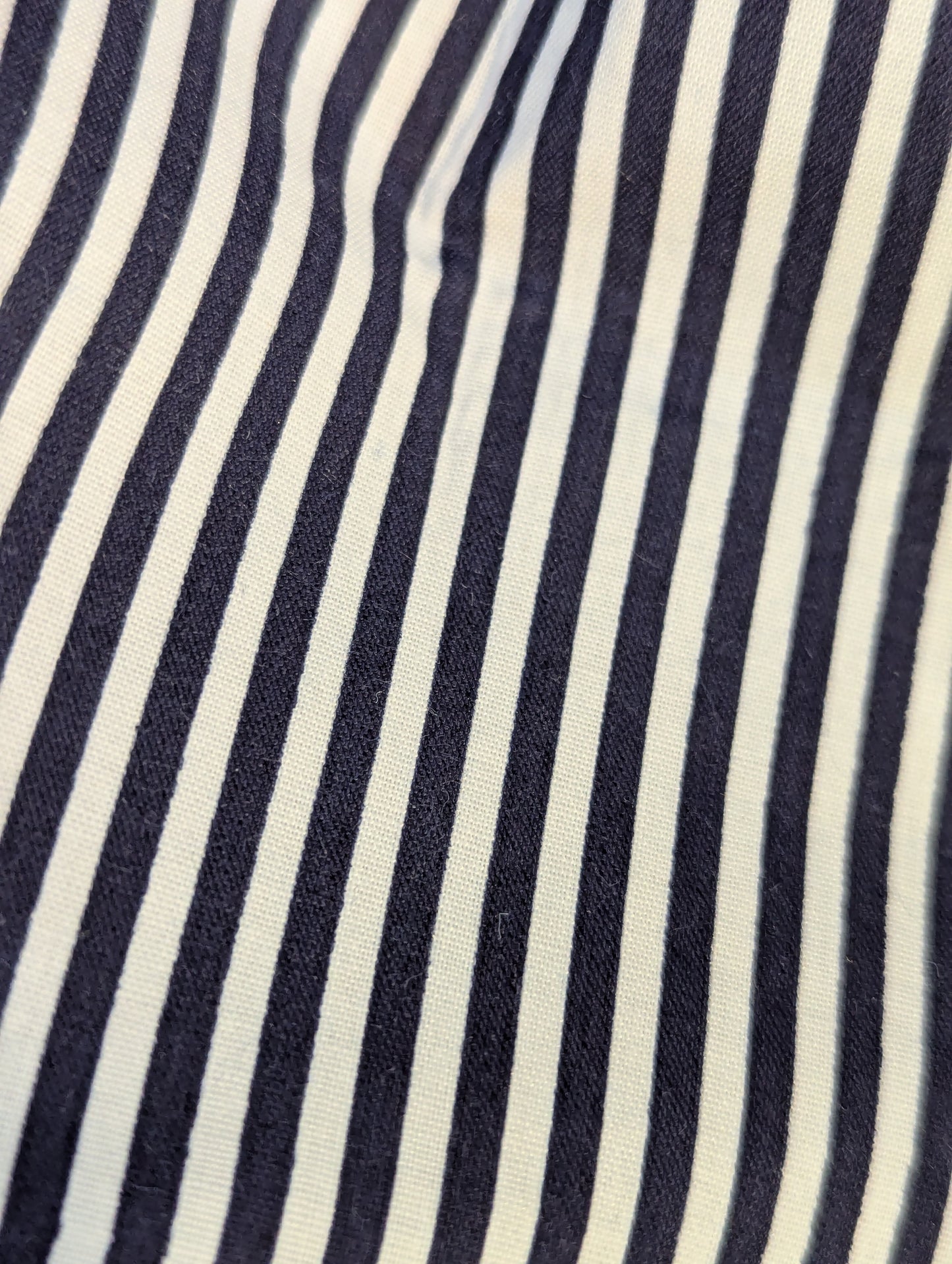 Navy pinstripe