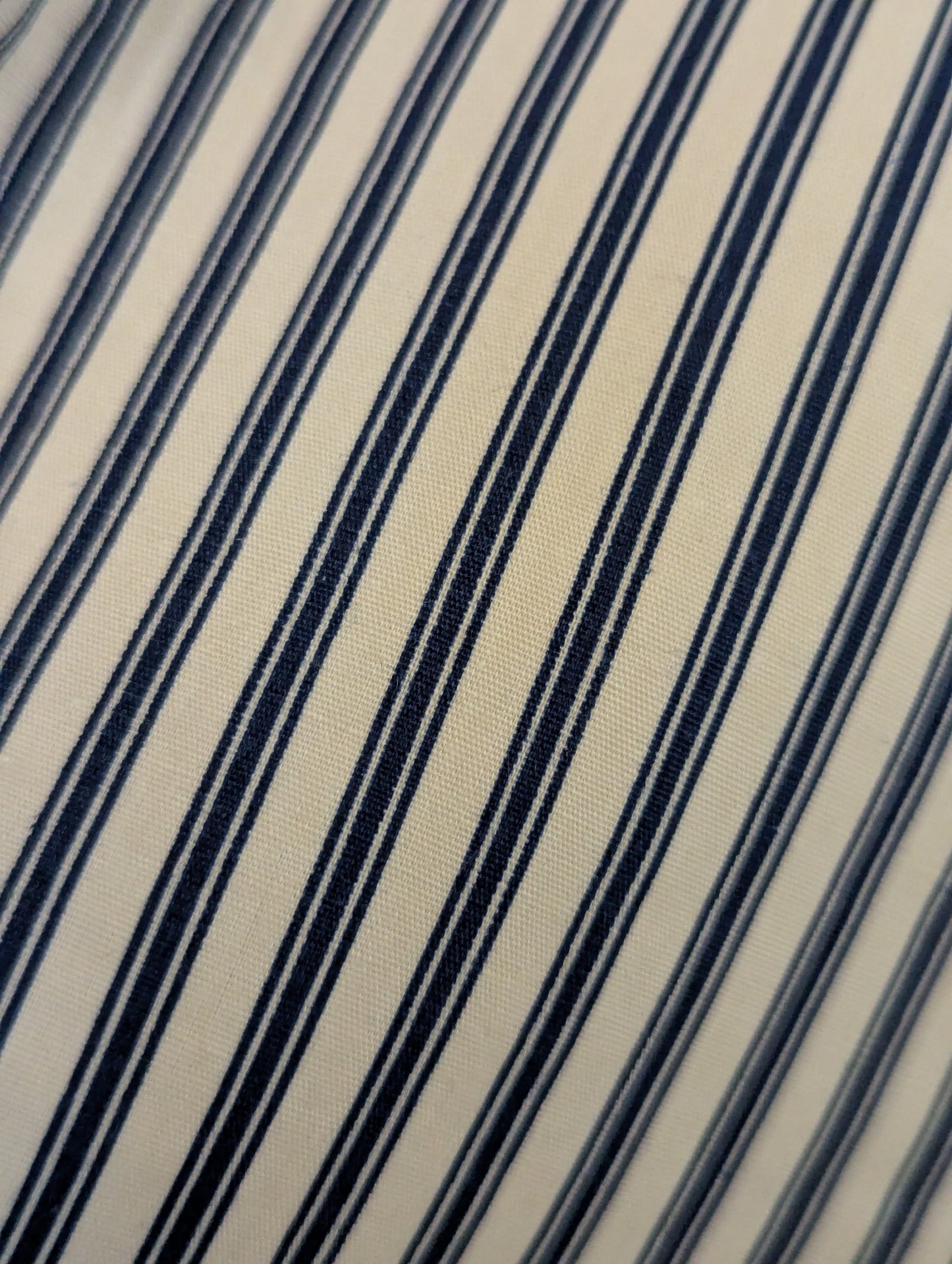 Navy Dorset stripe bow