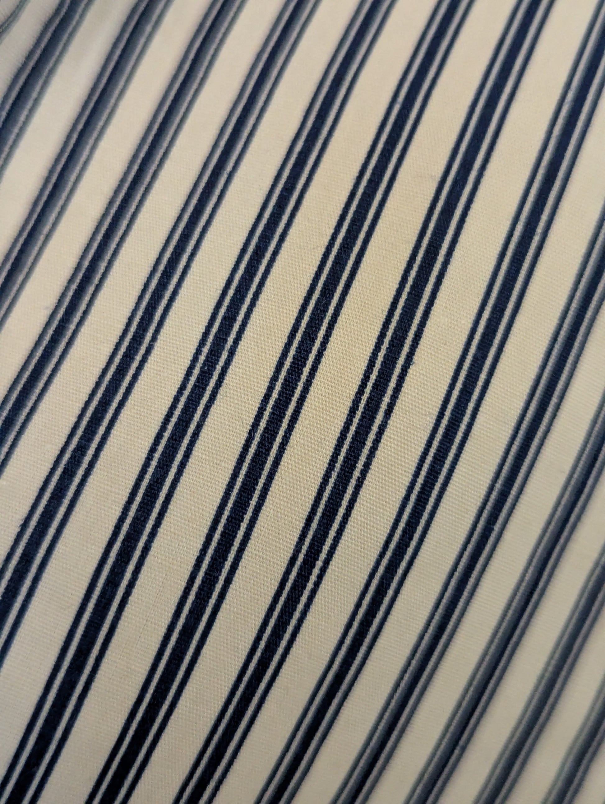 Navy Dorset stripe bow