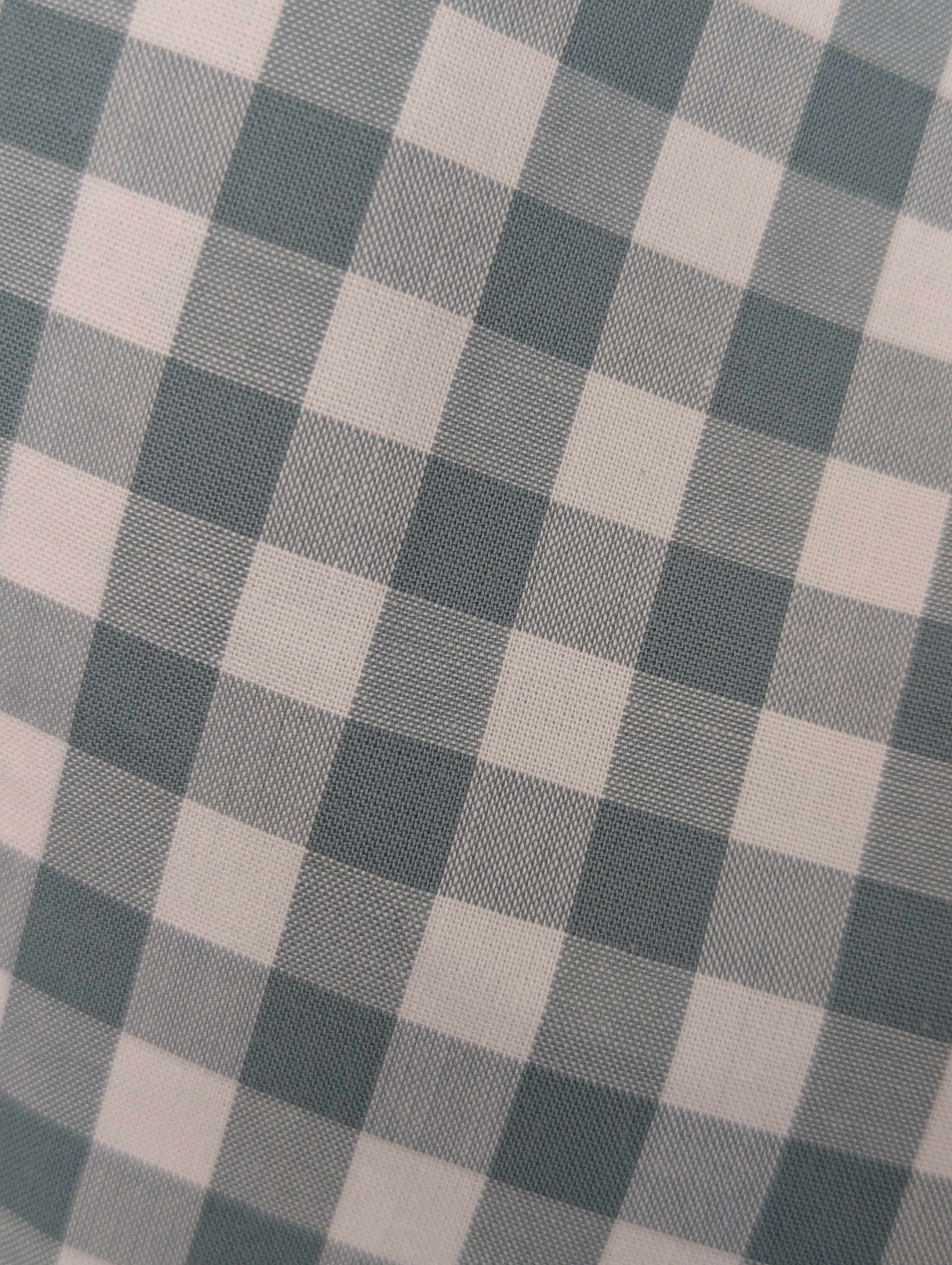 Sea green gingham