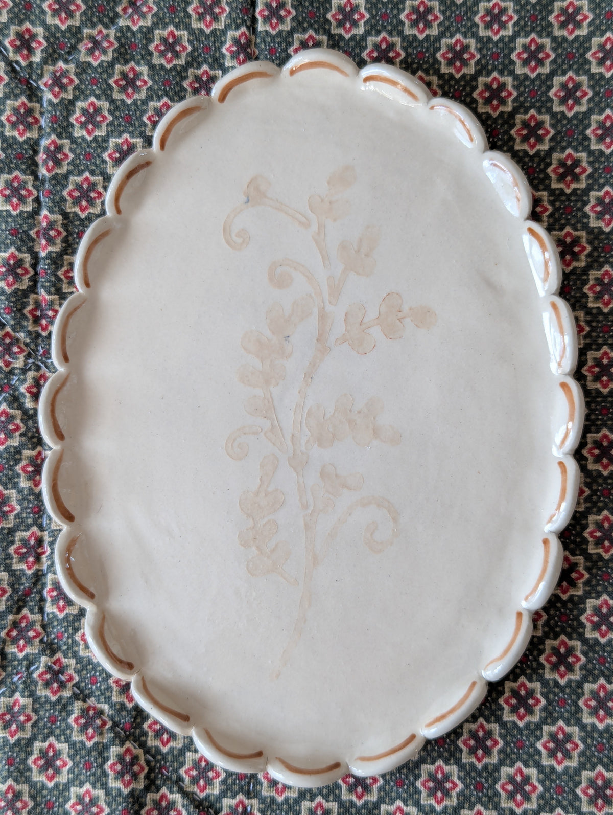 Oval plate