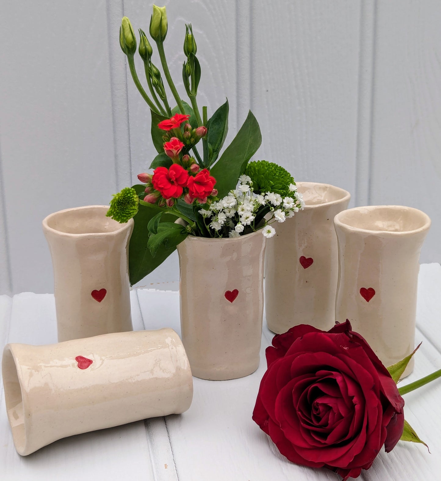 Heart Sweetpea Vase